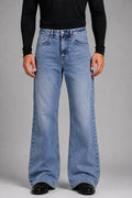 Dark blue boot cut