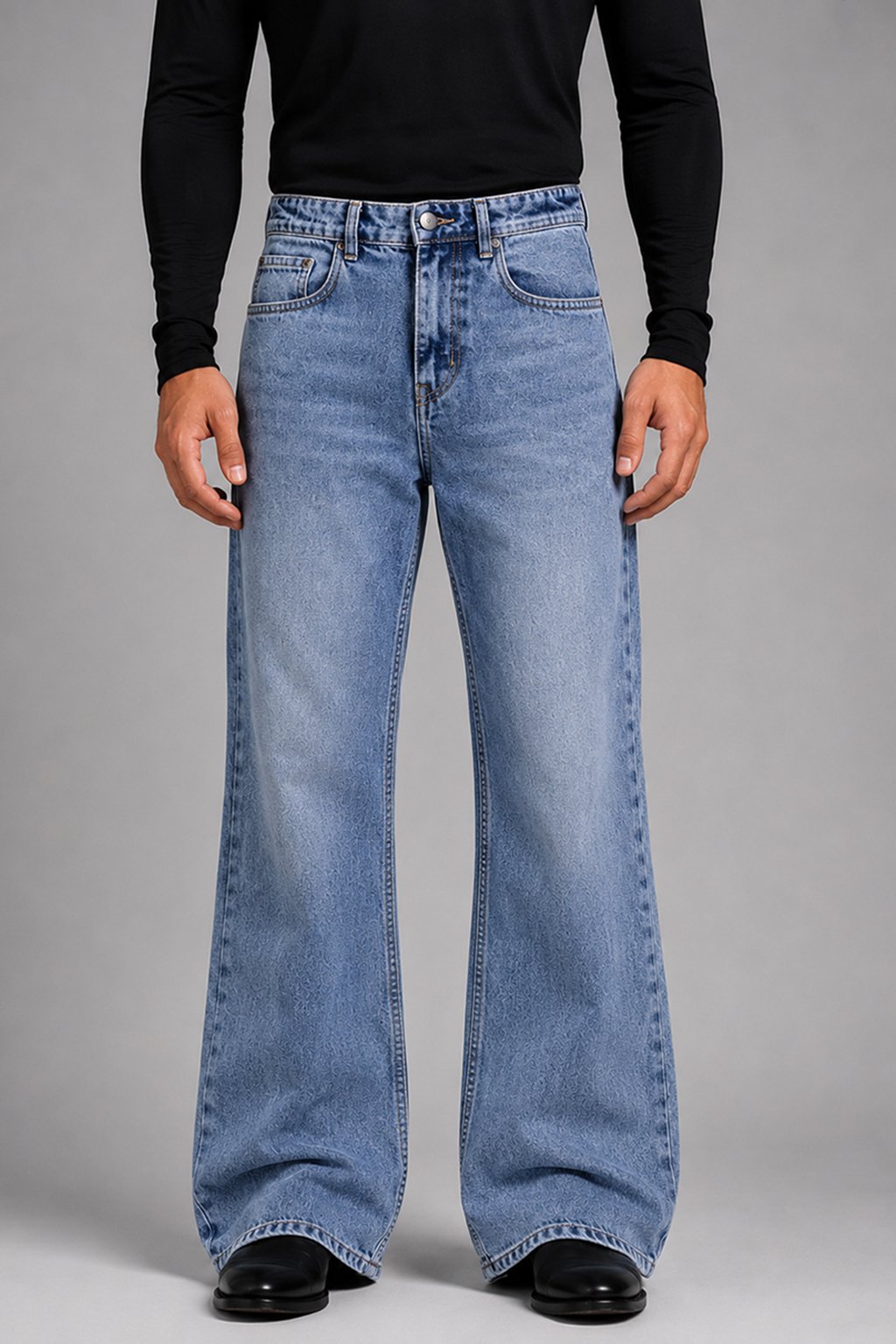 Dark blue boot cut