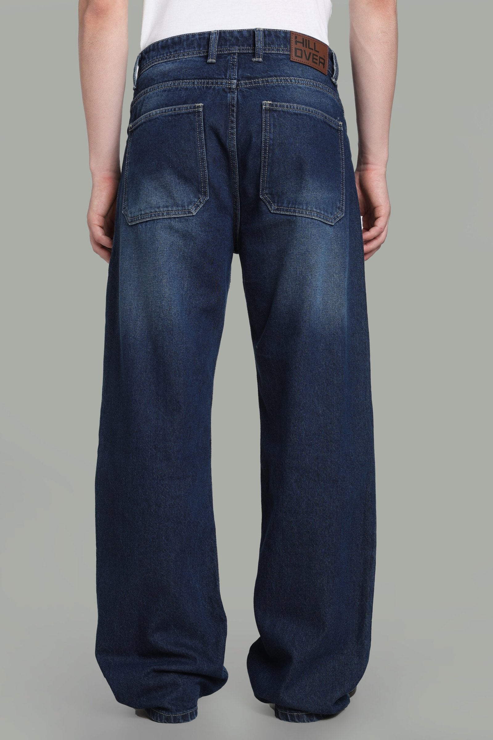 Blue Pattern Baggy Fit