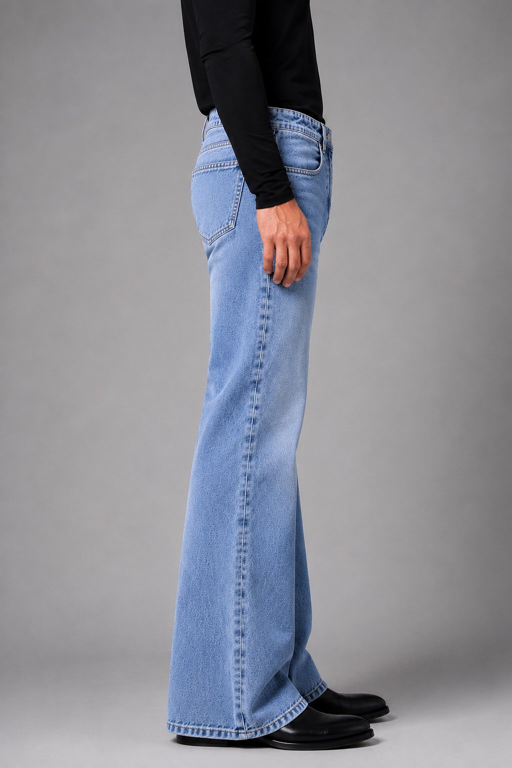 Dark blue boot cut