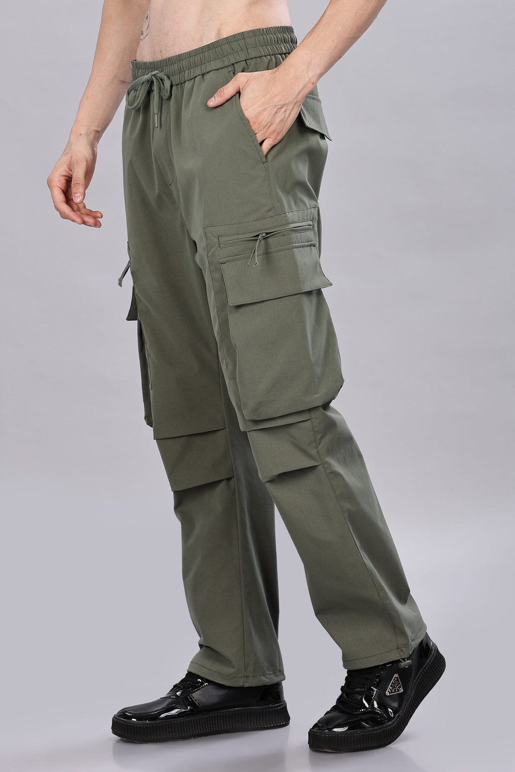 Men's Olive Cargos Pant