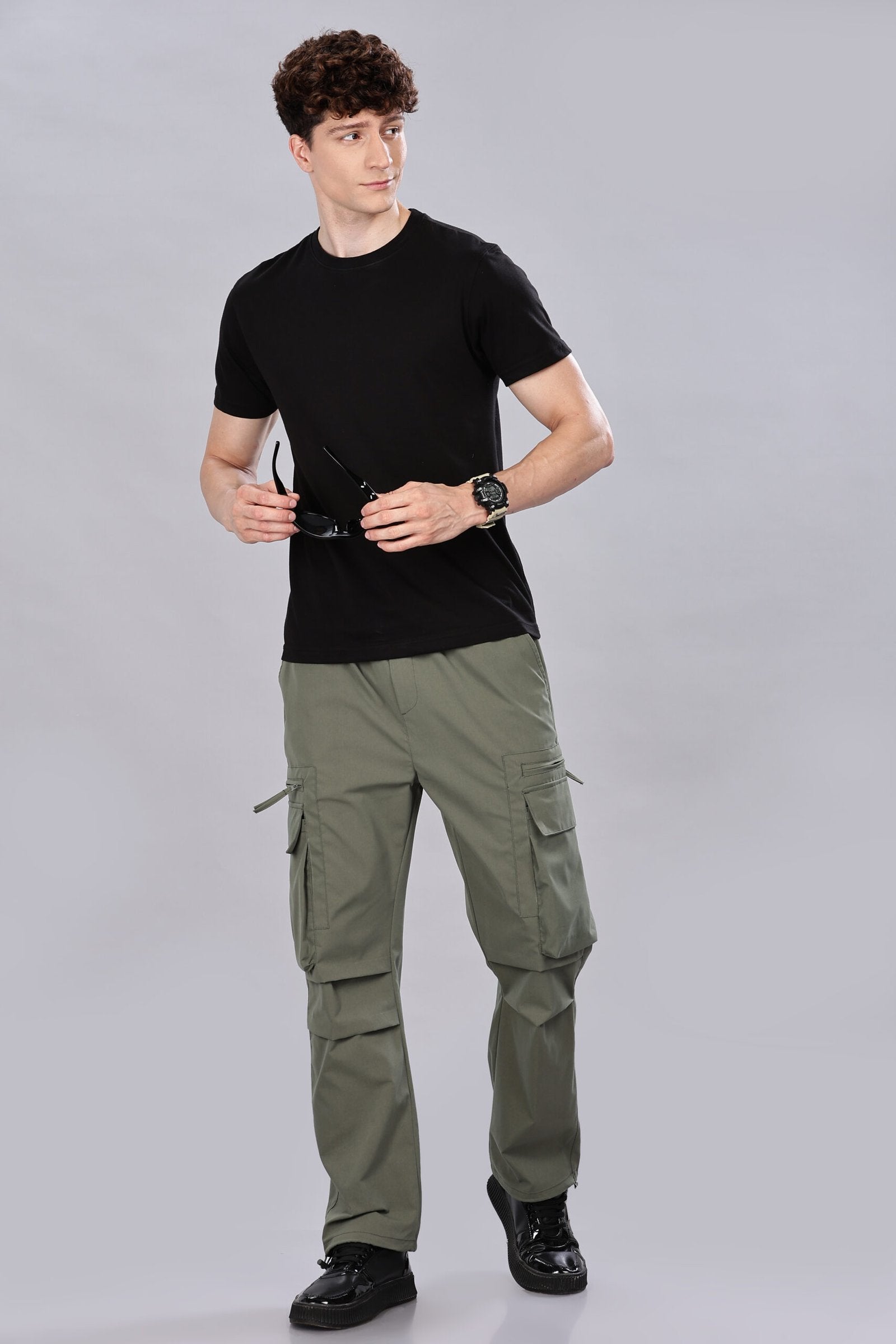 Men's Olive Cargos Pant