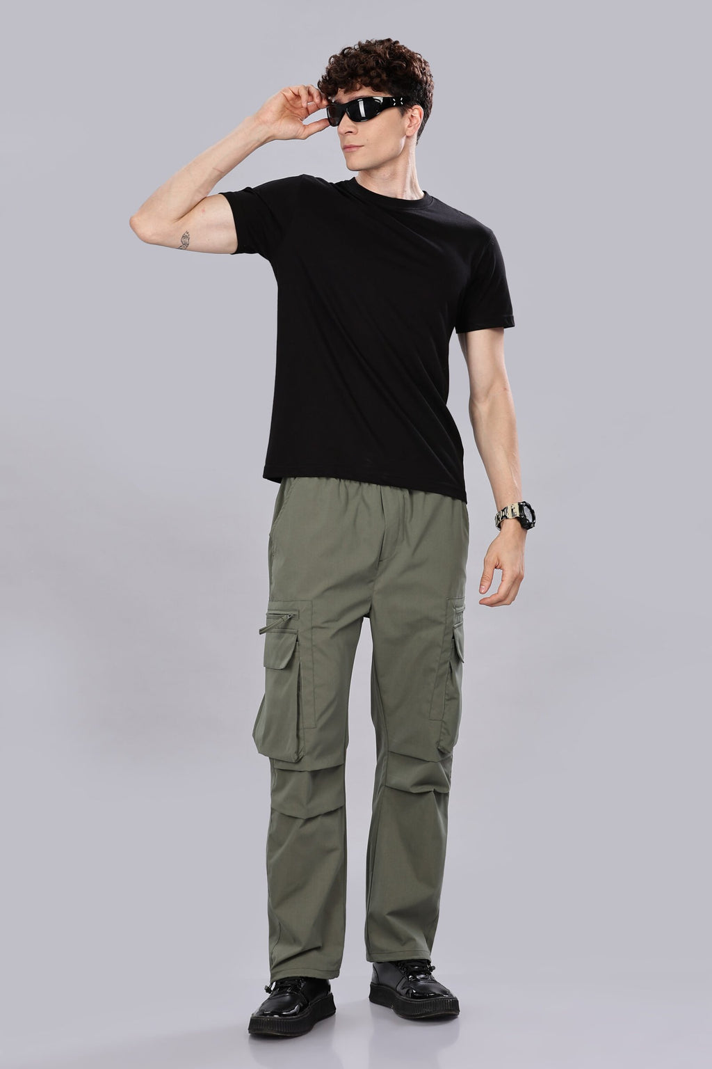 Men's Olive Cargos Pant