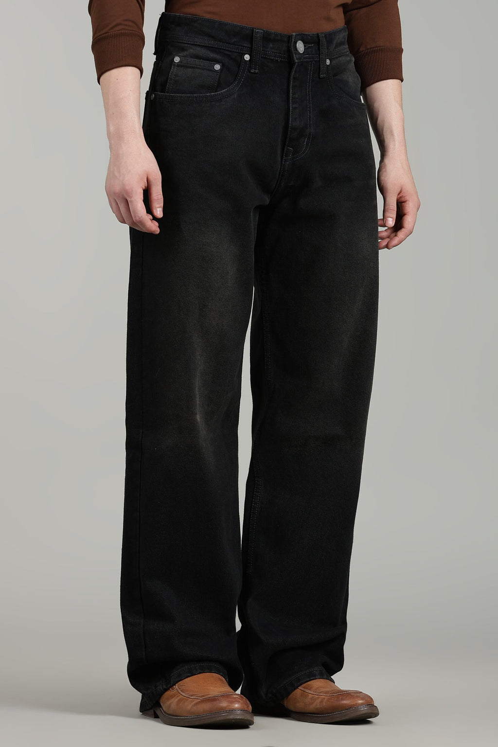 Midnight Black Baggy Fit