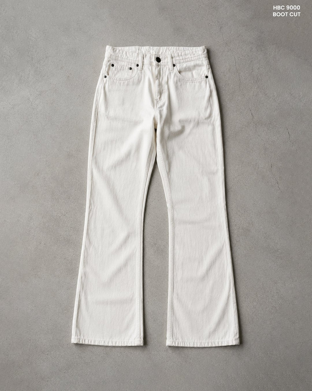 white biege boot cut Fit