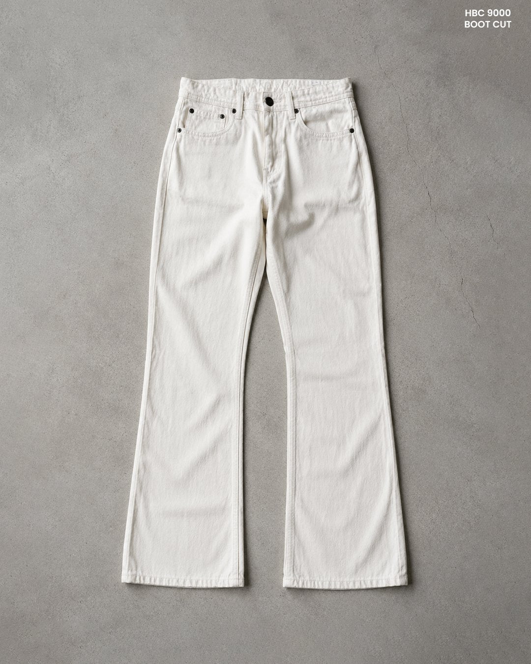 white biege boot cut Fit