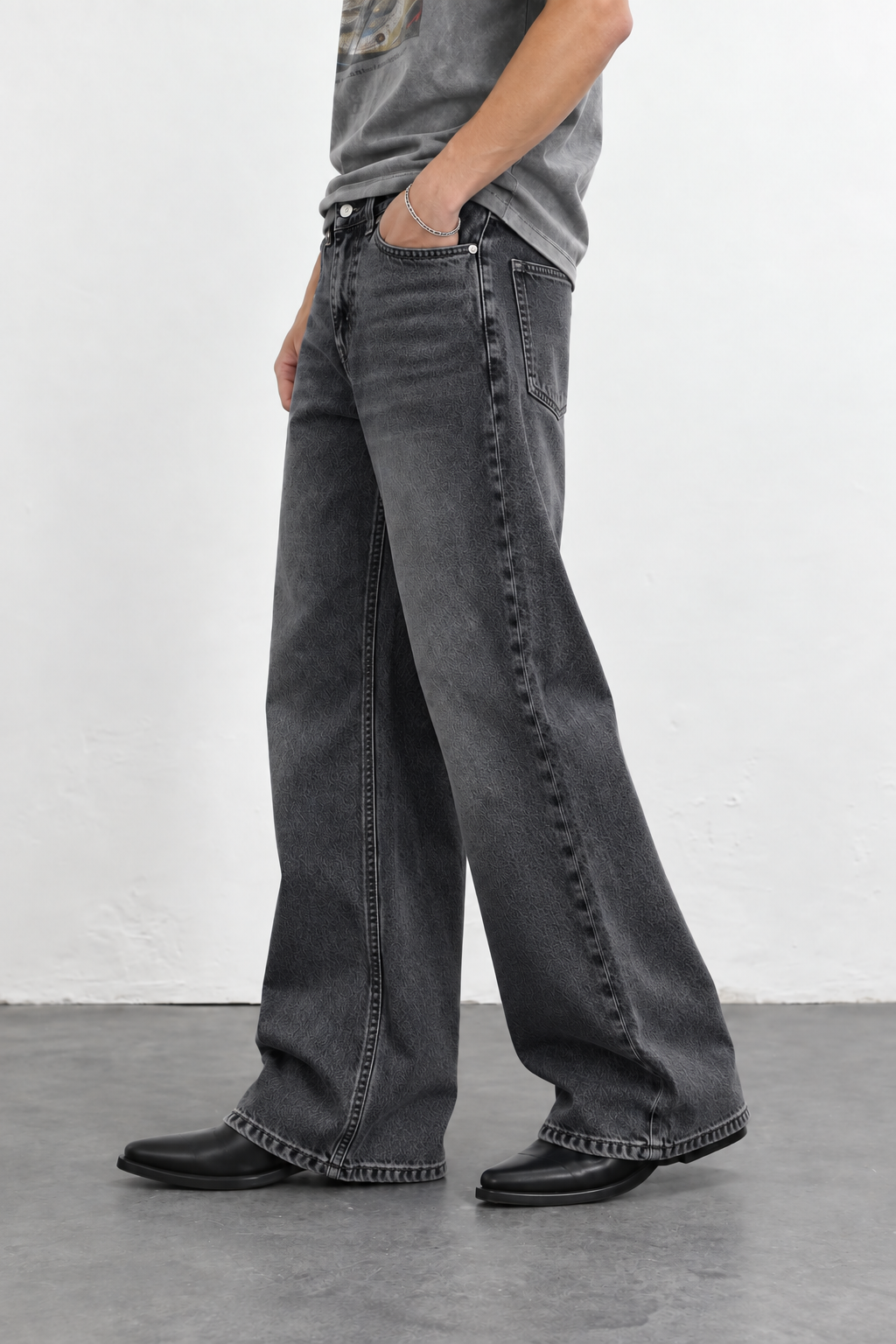 HILLOVER  Vintage Charcoal Bootcut