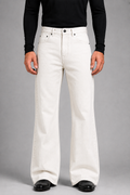 white biege boot cut Fit
