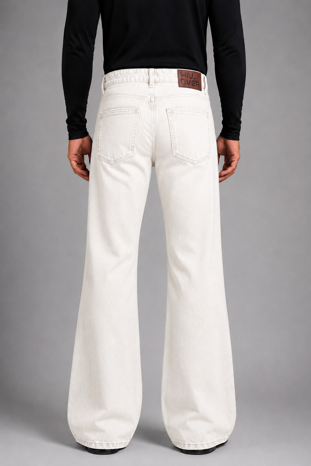 white biege boot cut Fit