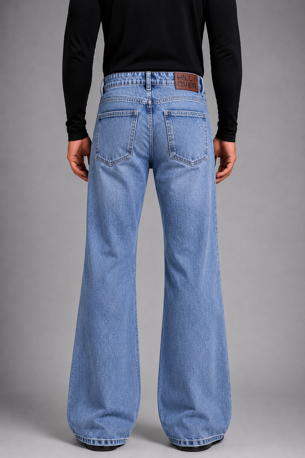 Dark blue boot cut
