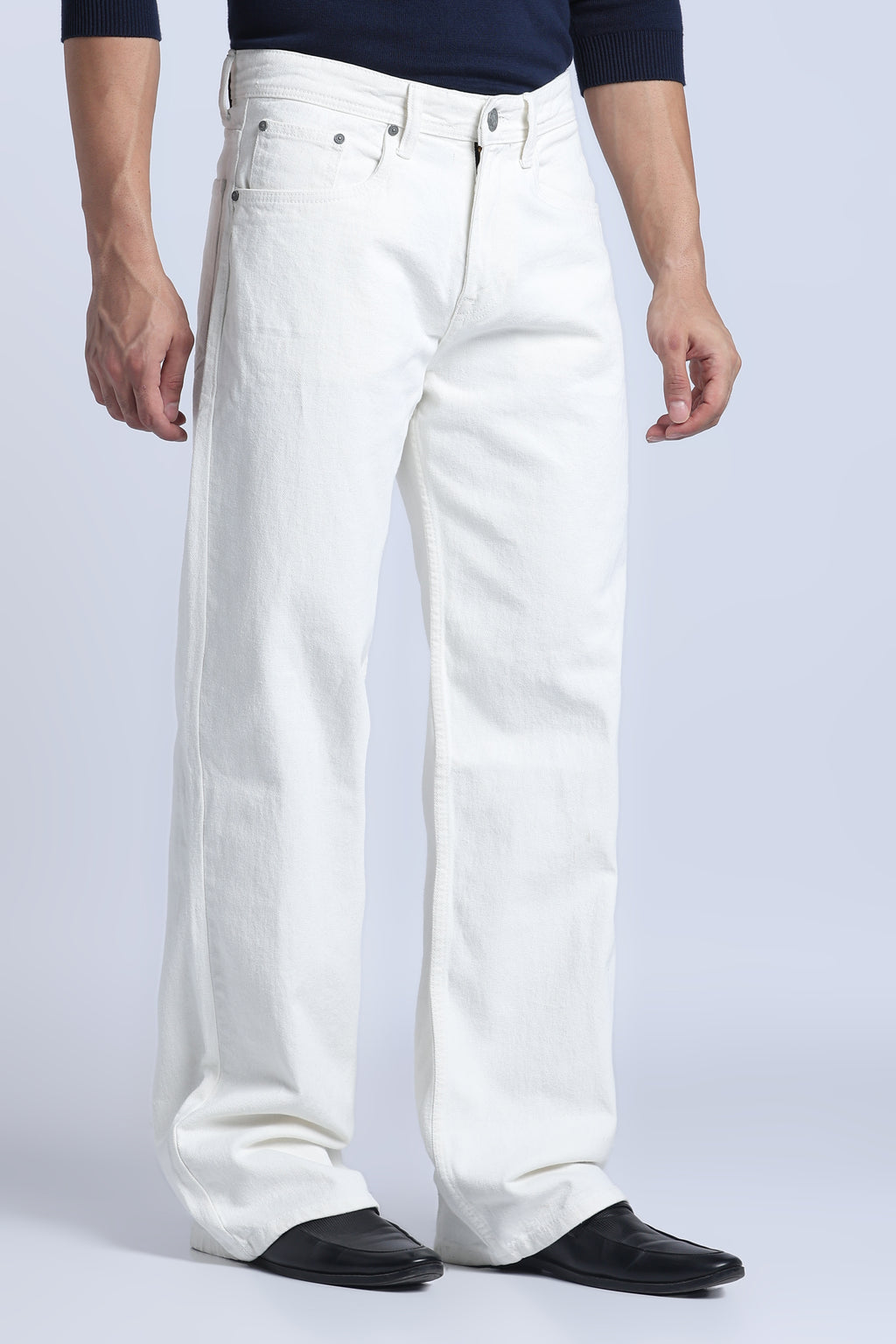 white Baggy Fit