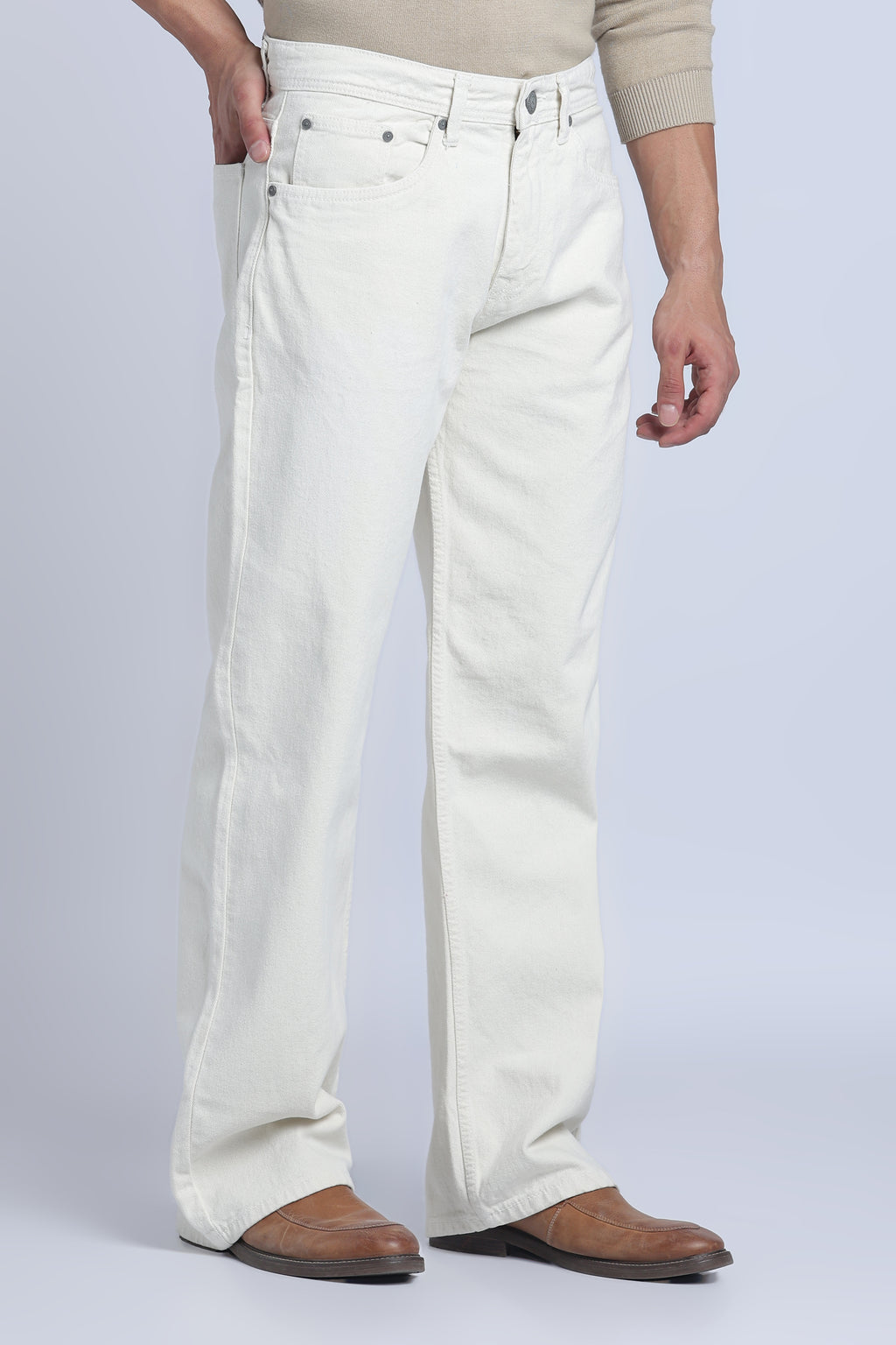 Hillover Off White Baggy