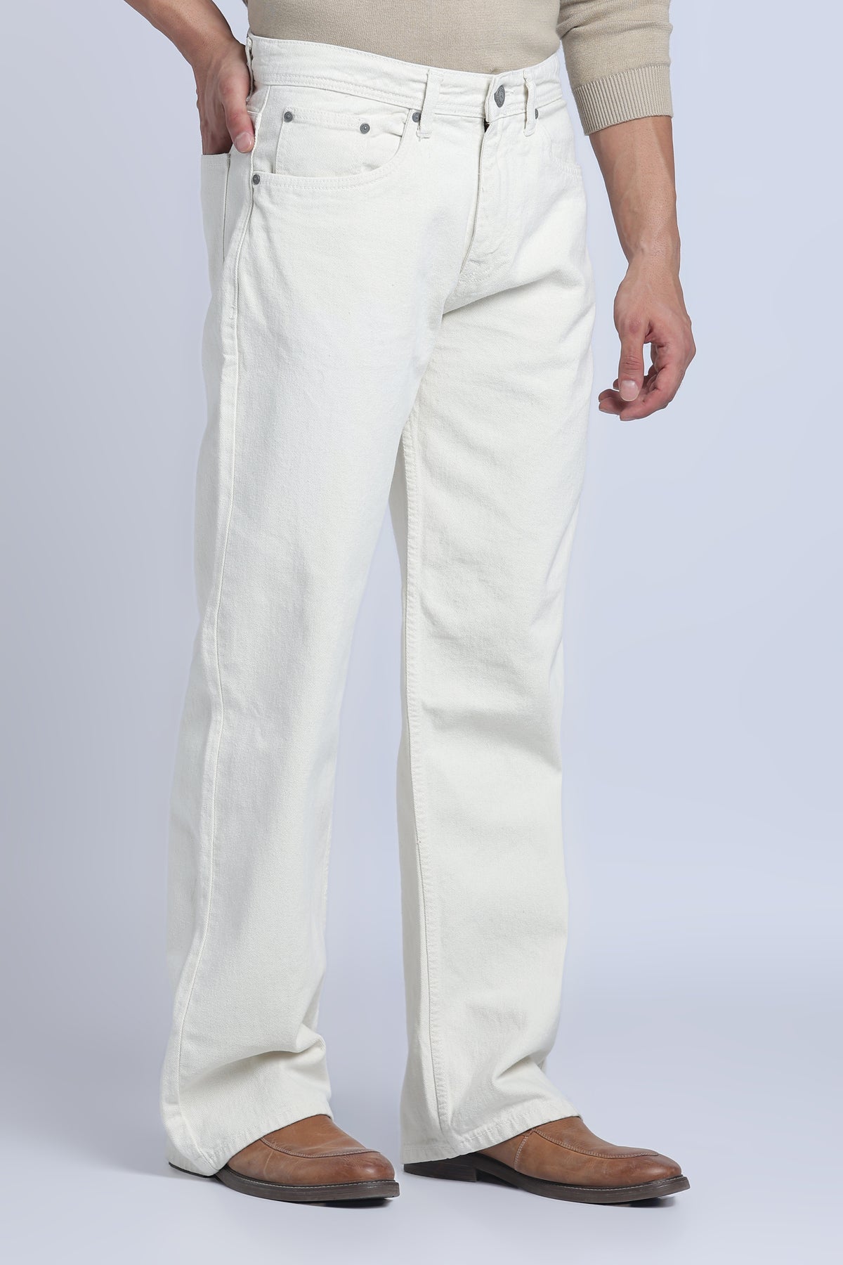 Hillover Off White Baggy