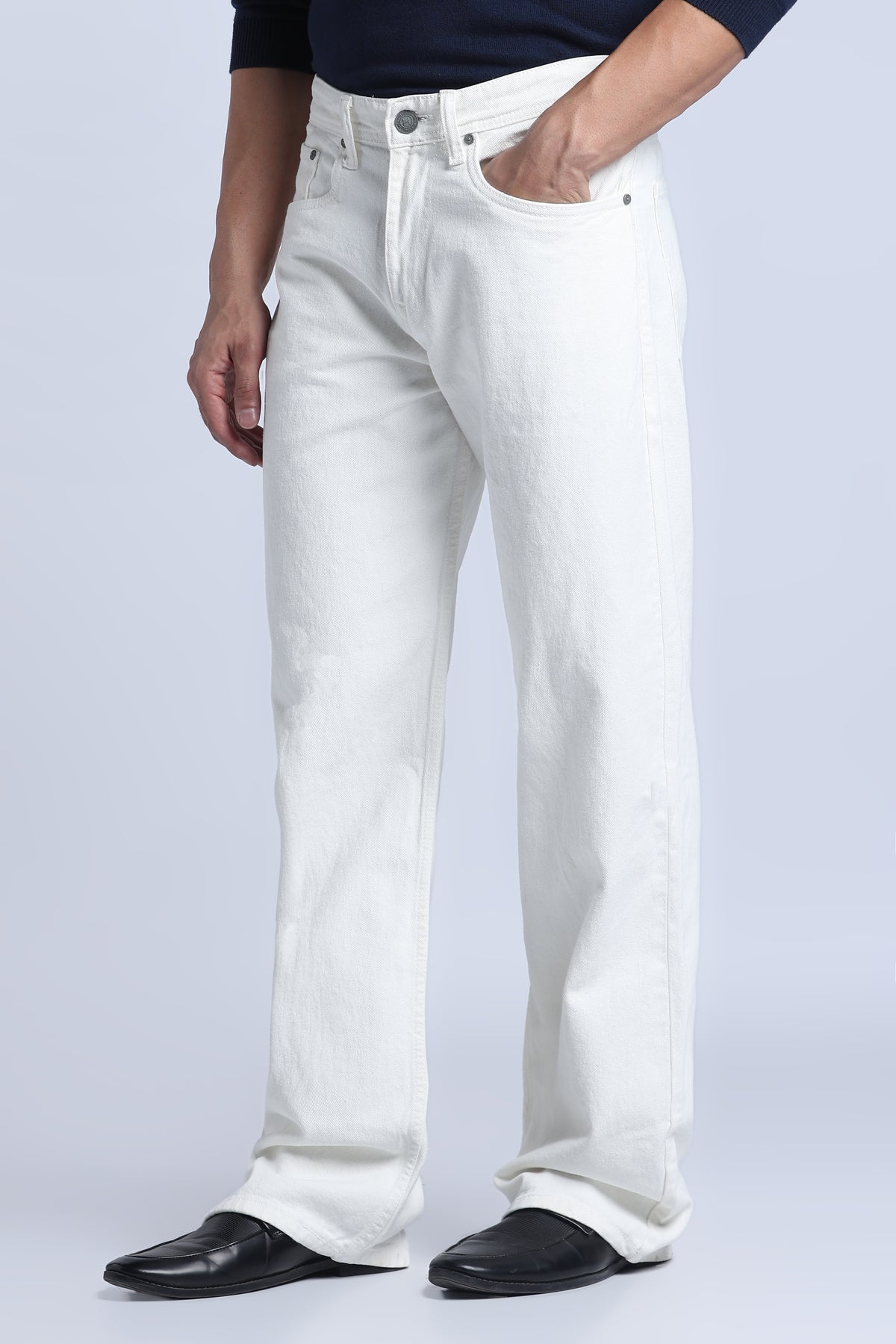 white Baggy Fit