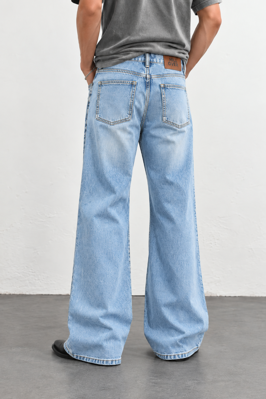 Hillover Yellow mud blue boot cut