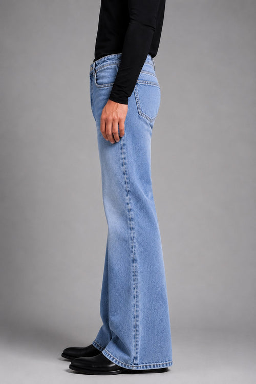 Dark blue boot cut