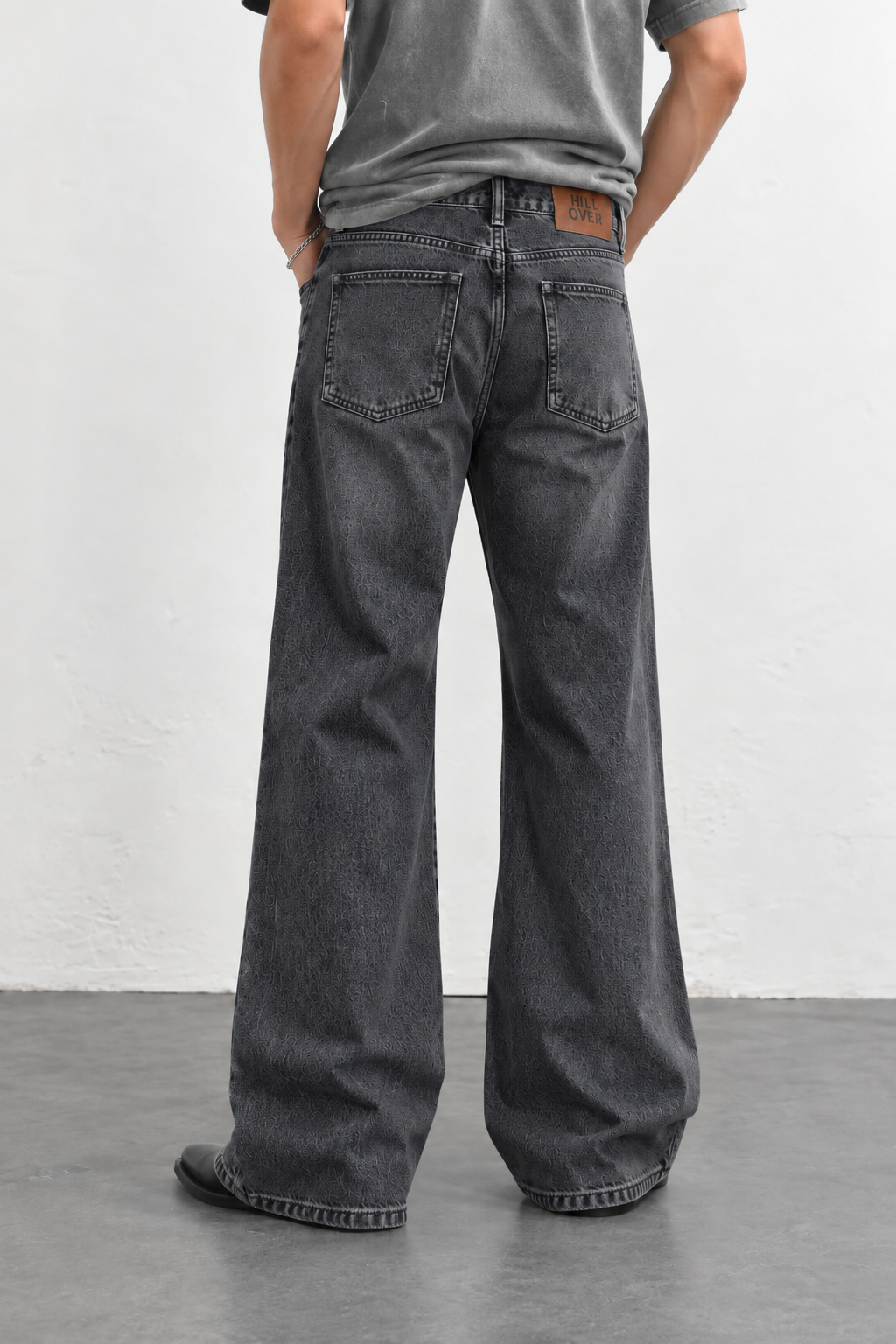 HILLOVER  Vintage Charcoal Bootcut