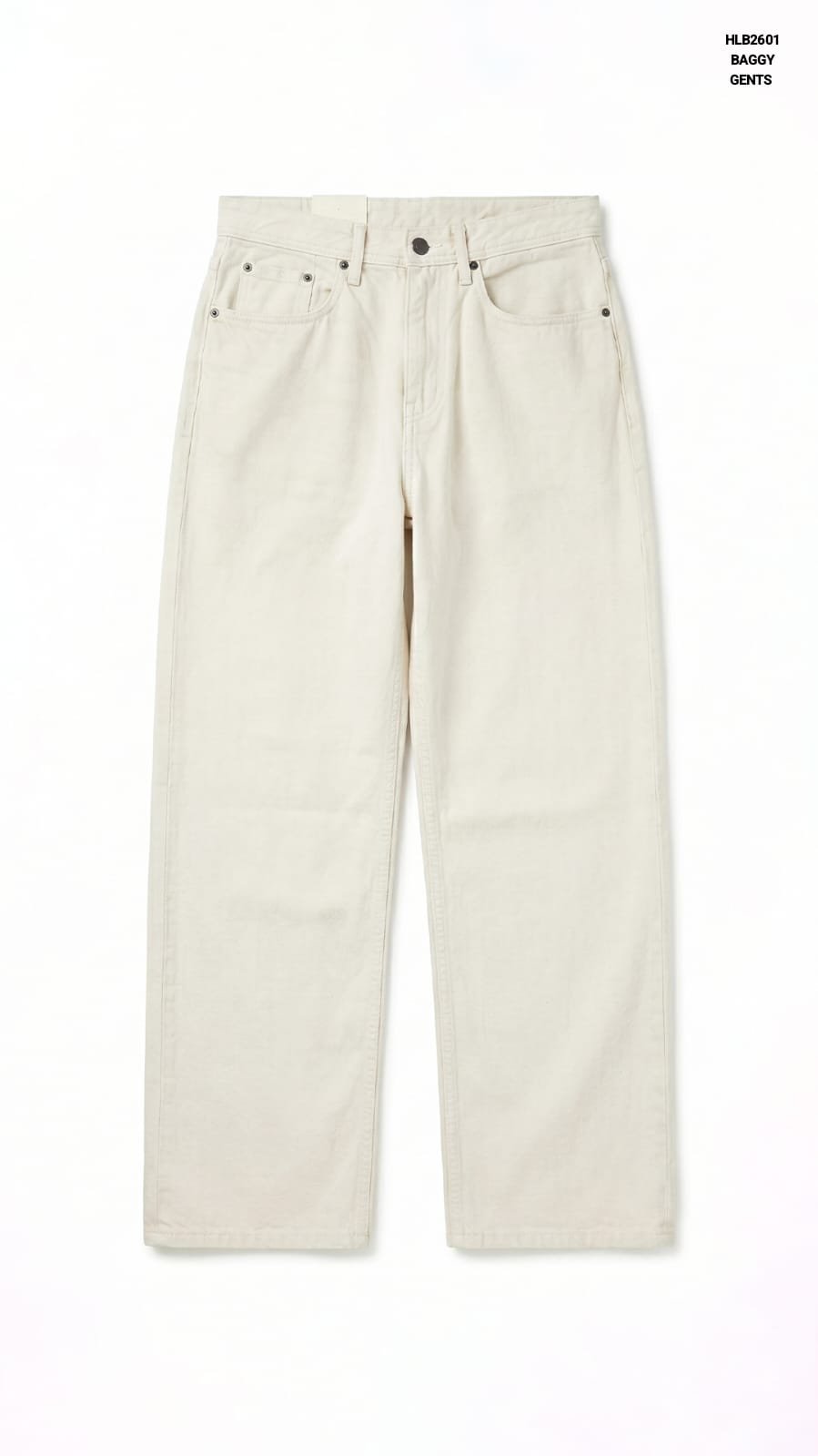 white Baggy Fit