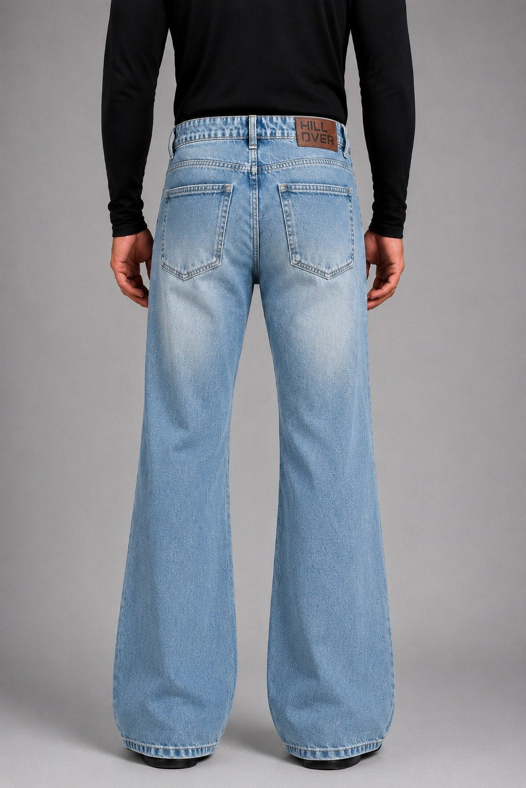 Yellow mud blue boot cut