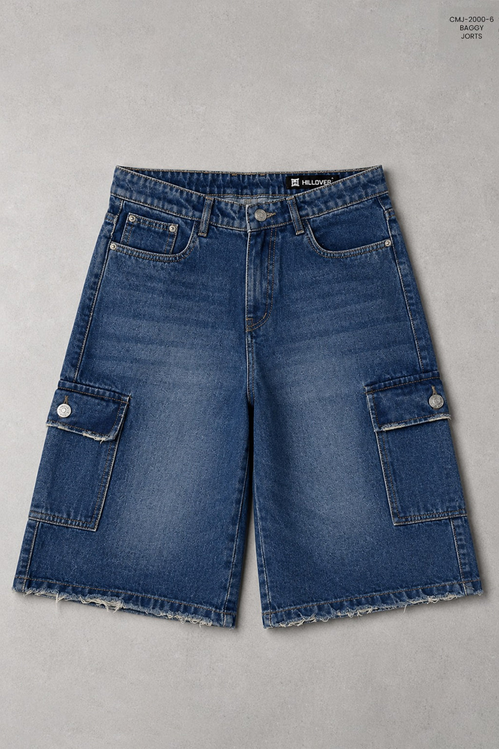 HILLOVER — Relaxed Cargo Denim Jorts