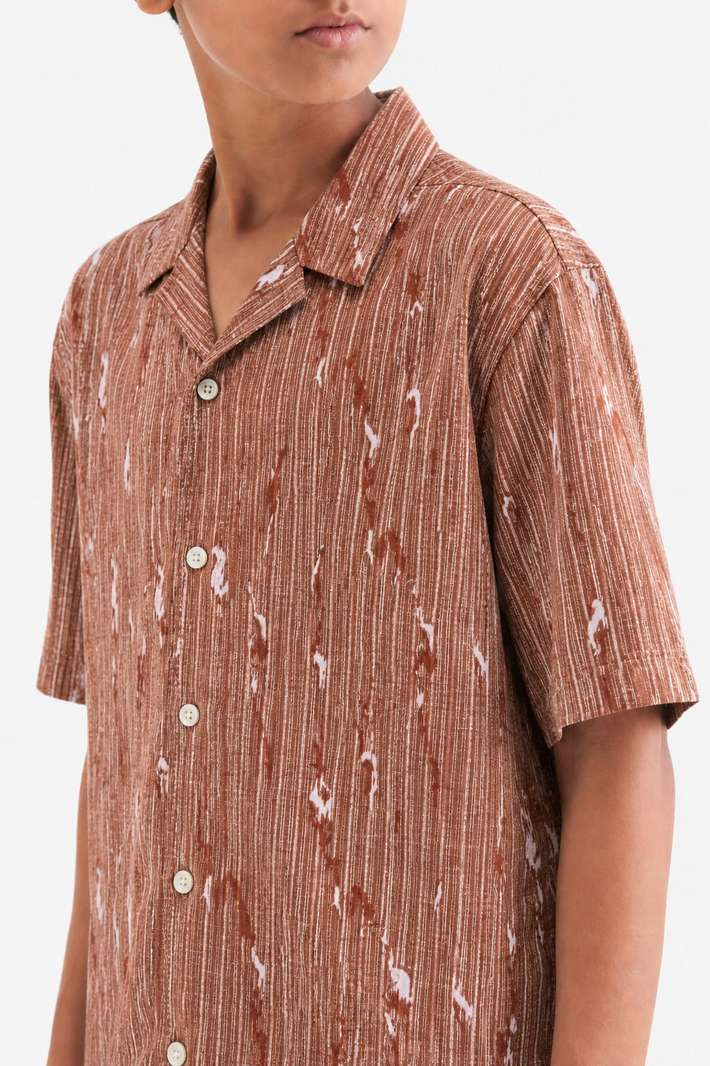 Teen Sunflower Back Print Boxy Shirt