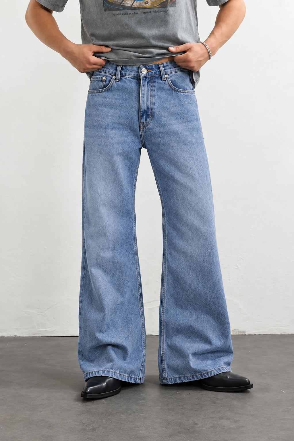Hillover Light Dark blue boot cut