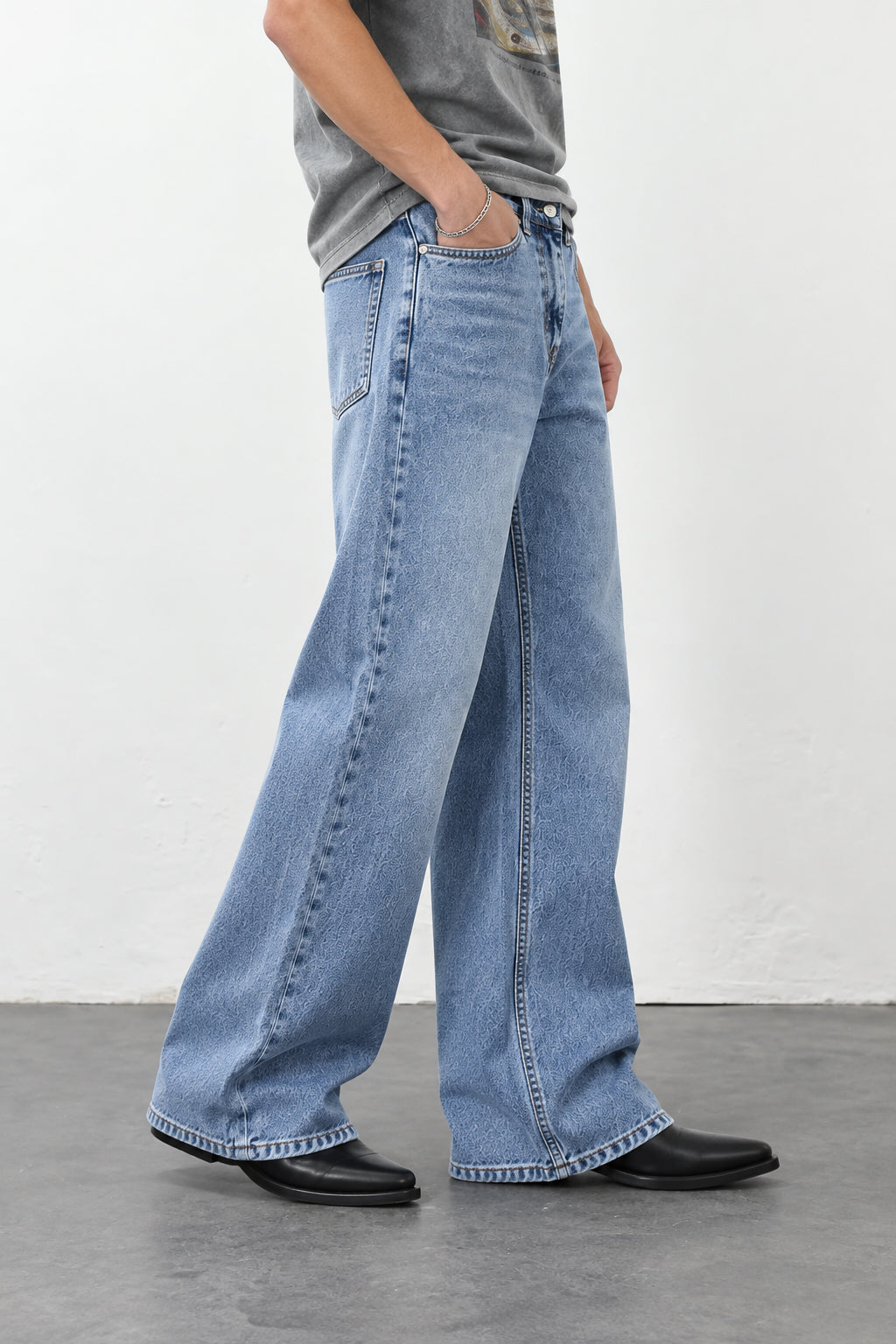 Hillover Light Dark blue boot cut