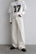 white Baggy Fit