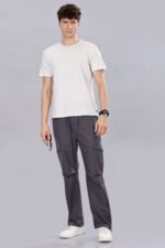 Men's Grey Cargos Pant - Image 6