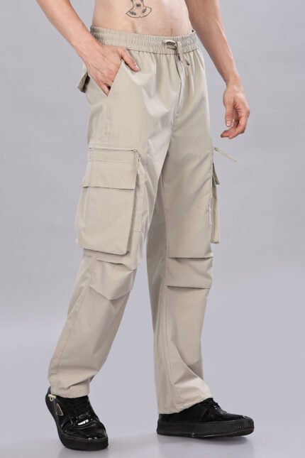 Men's Olive & Camel Cargos Pant