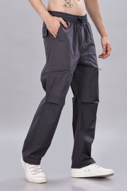 Men's Dark Olive & Grey Cargos Pant