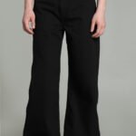 Black Wide Leg Fit