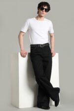 Black Wide Leg Fit - Image 6