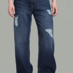 Blue Pattern Baggy Fit