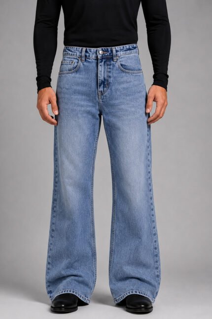 Dark blue boot cut