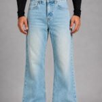 Yellow mud blue boot cut