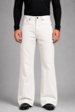 white biege boot cut Fit